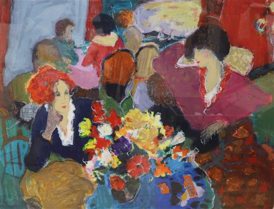 Fairchild, a limited edition print, Cafe Clesp, signed in pencil, 294/350,